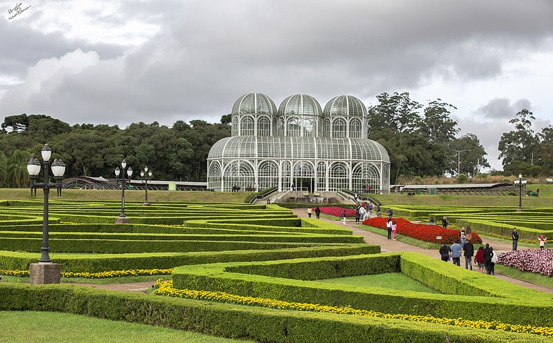 Jardín botánico en Curitiba, Brasil