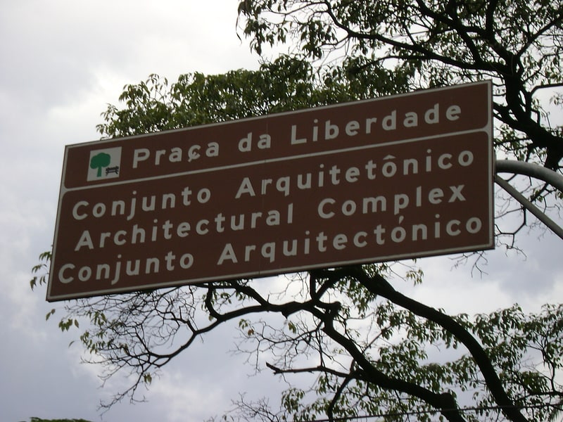 Plaza in Belo Horizonte, Brazil