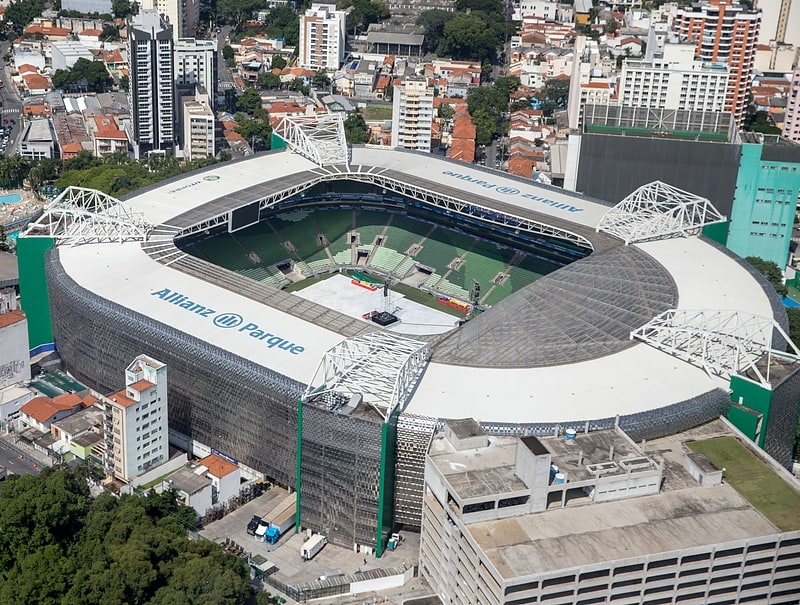 Stadion in São Paulo, Brasilien