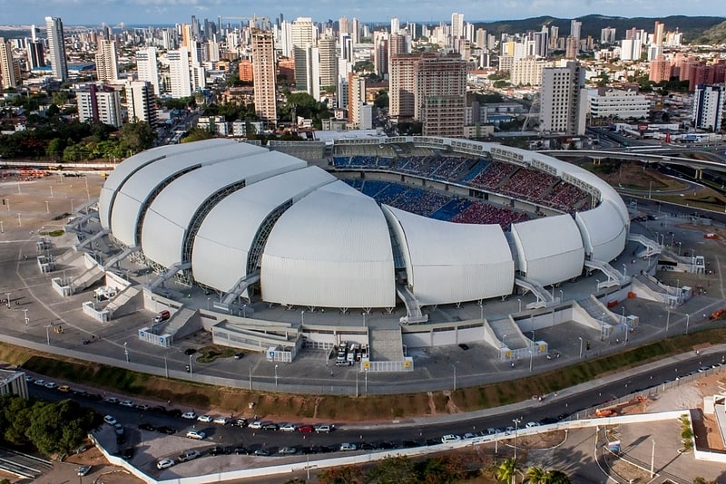 Stadion in Natal, Brasilien