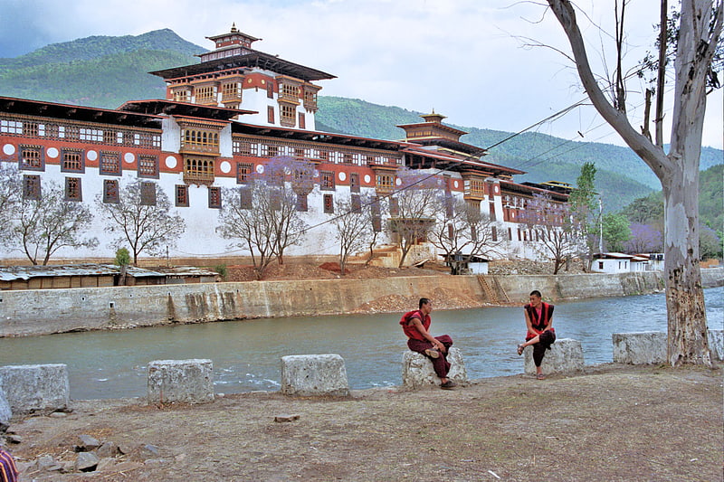Palast in Bhutan