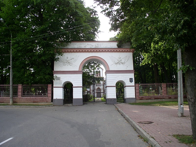 Cemetery in Minsk, Belarus