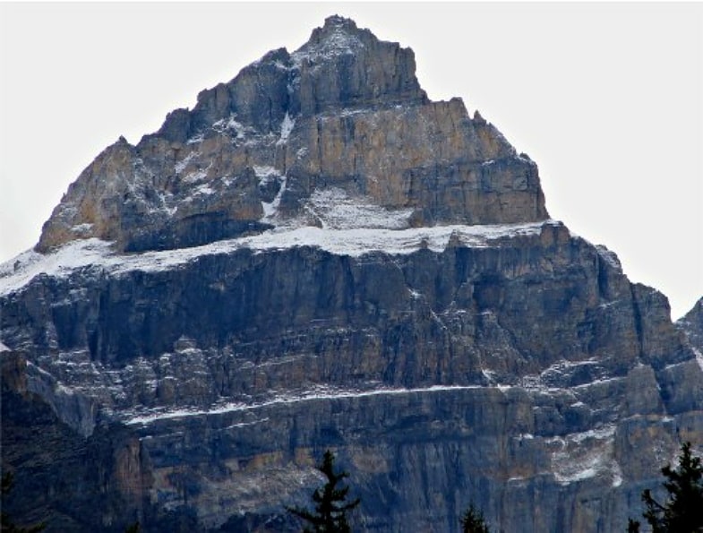 Peak in Alberta, Canada