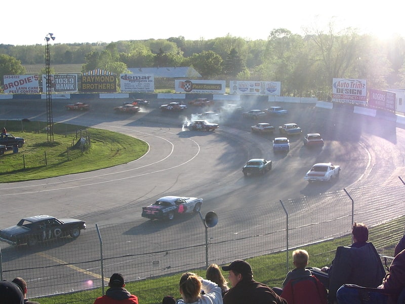 Car racing track in Ontario, Canada
