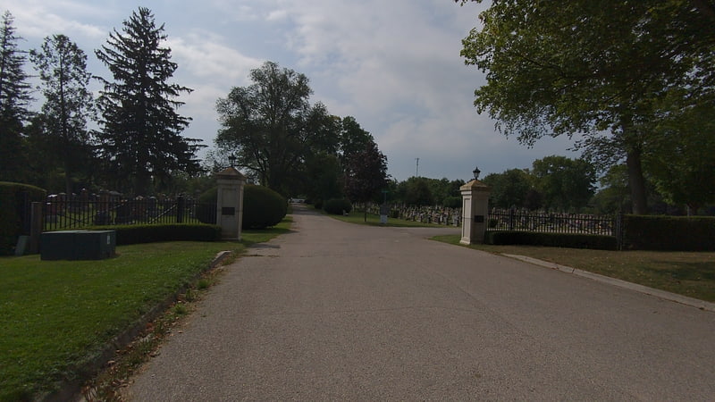 Cemetery in St. Marys, Ontario
