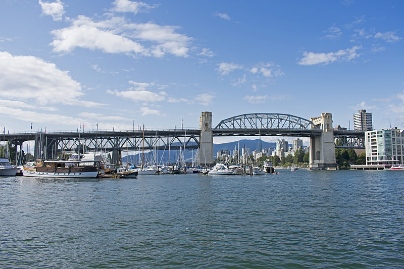 Truss bridge in Vancouver, British Columbia