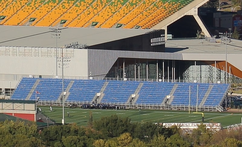 Stade à Edmonton, Canada
