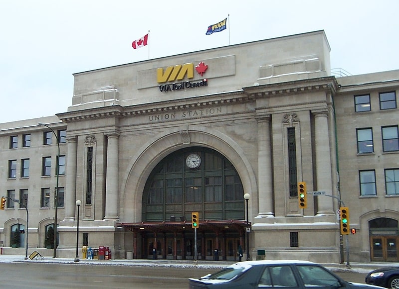 Museo del ferrocarril en Winnipeg, Canadá