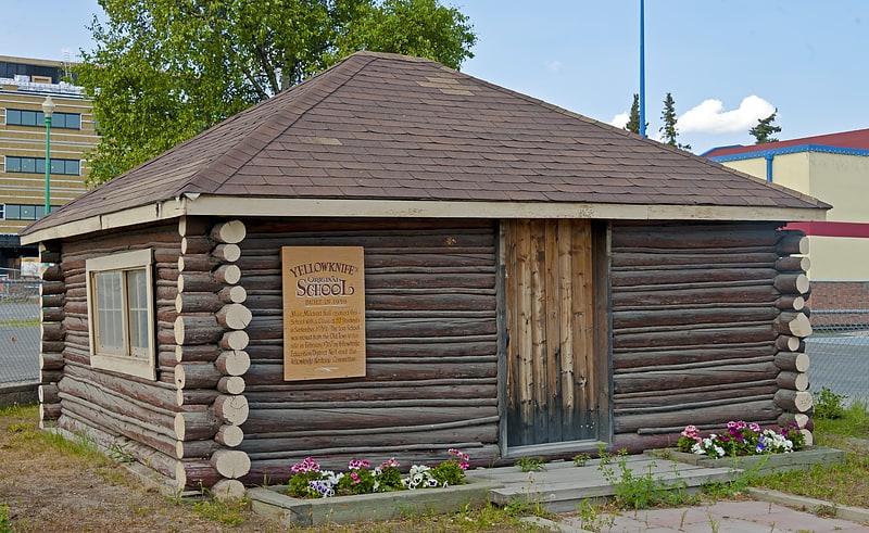 School house in Yellowknife, Canada