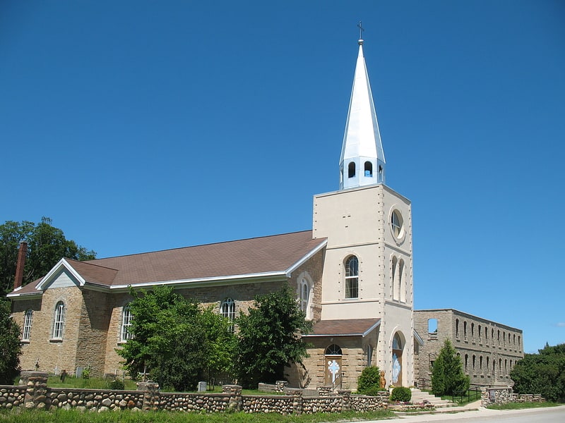 Parish church in Wikwemikong First Nation, Ontario