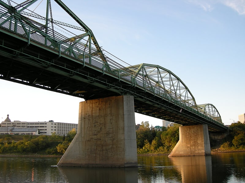 Truss bridge in Edmonton, Alberta