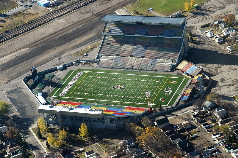 Stade de football à Regina, Canada
