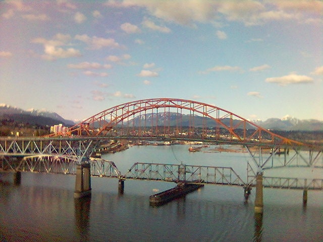 Swing bridge in Vancouver, British Columbia