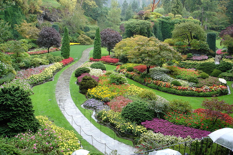 Garden in Brentwood Bay, British Columbia