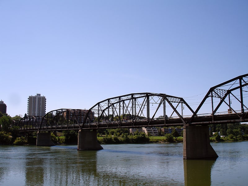 Truss bridge in Saskatoon, Saskatchewan