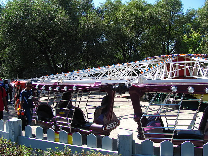 Amusement park ride in Vaughan, Ontario