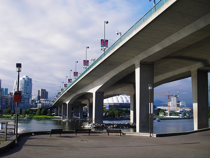 Girder bridge in Vancouver, British Columbia