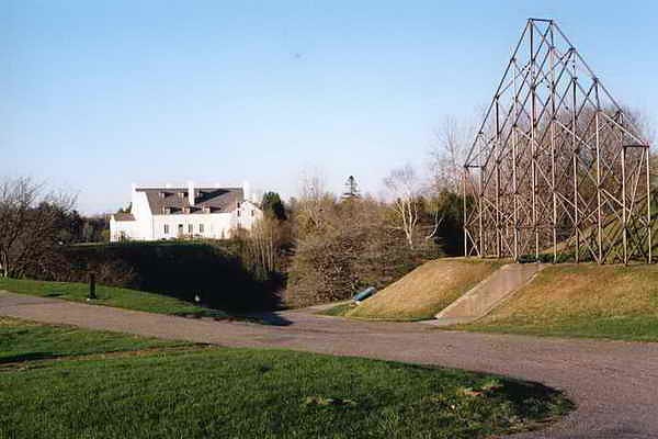 Reenactment site in Trois-Rivières, Québec