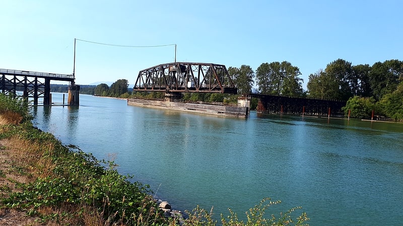 Swing bridge in Richmond, British Columbia