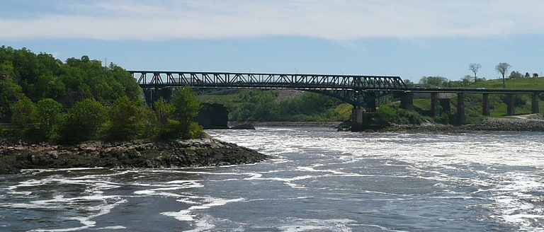 Truss bridge in New Brunswick