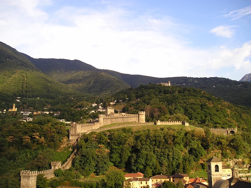 Historischer Ort in Bellinzona, Schweiz