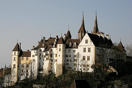 Castle in Neuchâtel, Switzerland