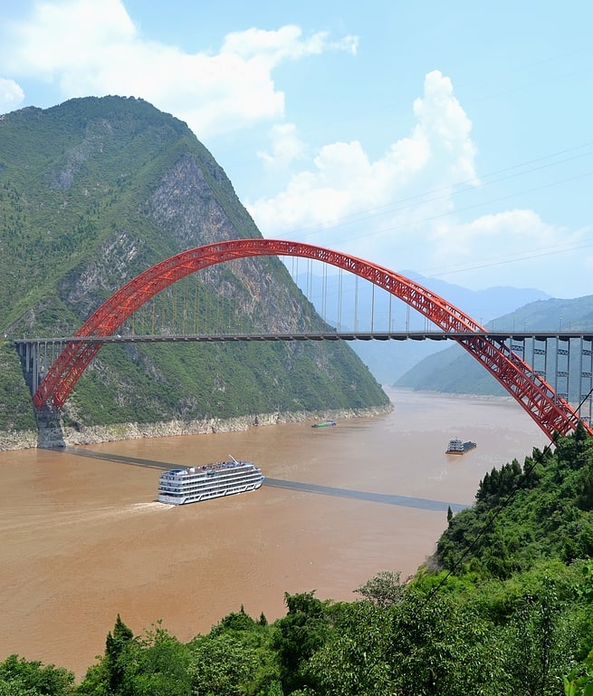 Arch bridge in Chongqing, China