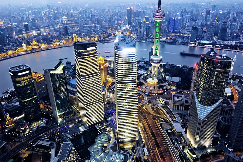 Wolkenkratzer, Shanghai, China