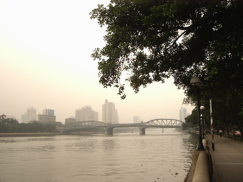 Truss bridge in Guangzhou, China
