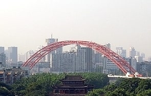 Arch bridge in Wuhan, China