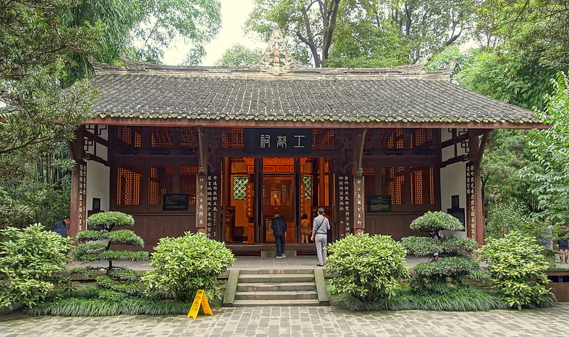 Antigua residencia del poeta de la dinastía Tang