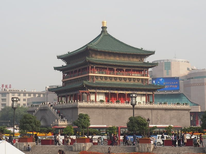 Historical landmark in Xi'an, China