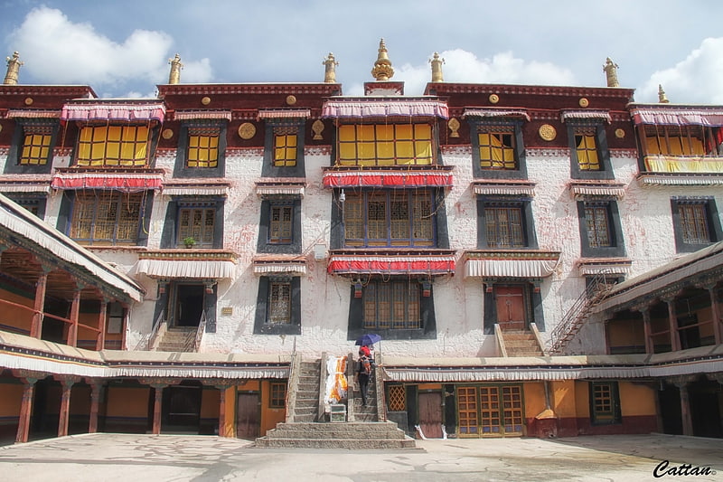 Klasztor w Lhasa, Chiny