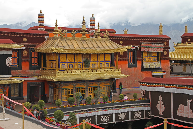 Templo en Lhasa, China