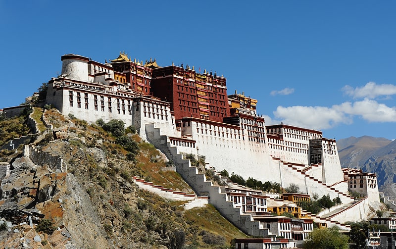 Palast in Lhasa, China