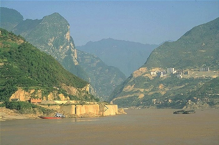Przełom rzeki w Chinach