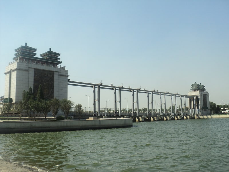 Pier in Tianjin, China
