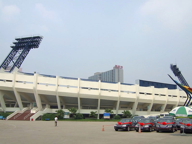 Stade de football à Chengdu, Chine
