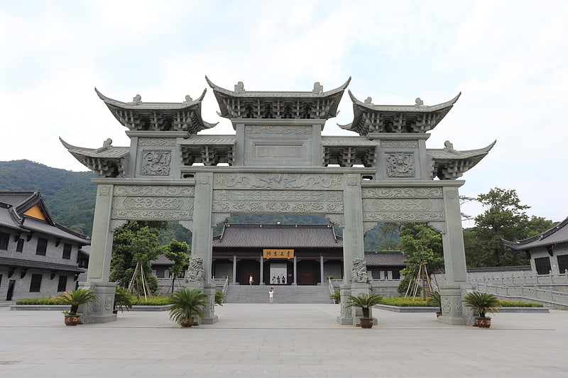 Świątynia buddyjska w Ningbo, Chiny