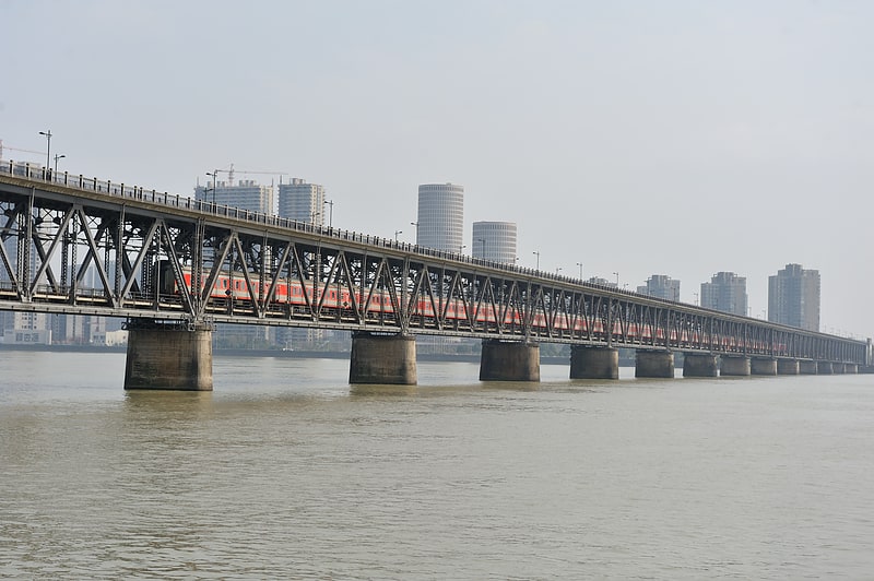 Beam bridge in Hangzhou, China