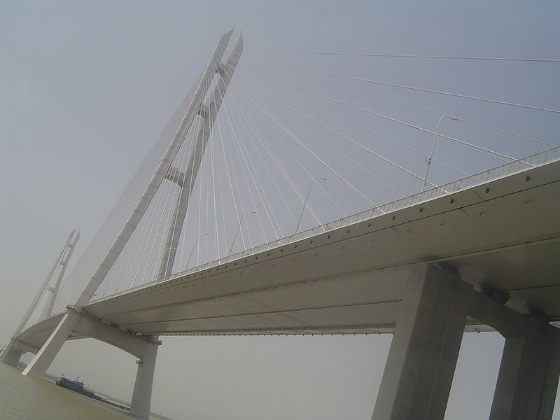 Cable-stayed bridge in Nanjing, China
