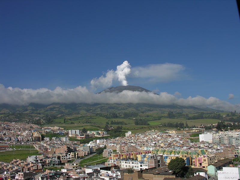 Wulkan w Kolumbii