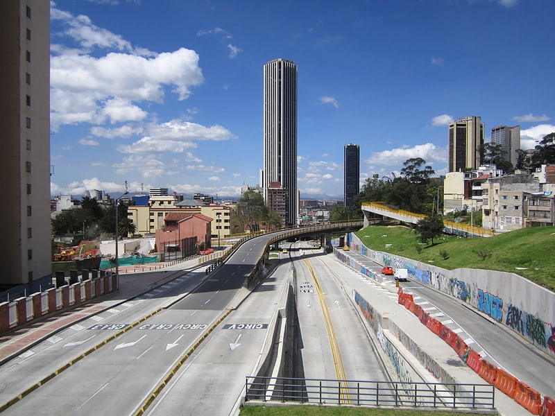 Wolkenkratzer in Bogotá, Kolumbien