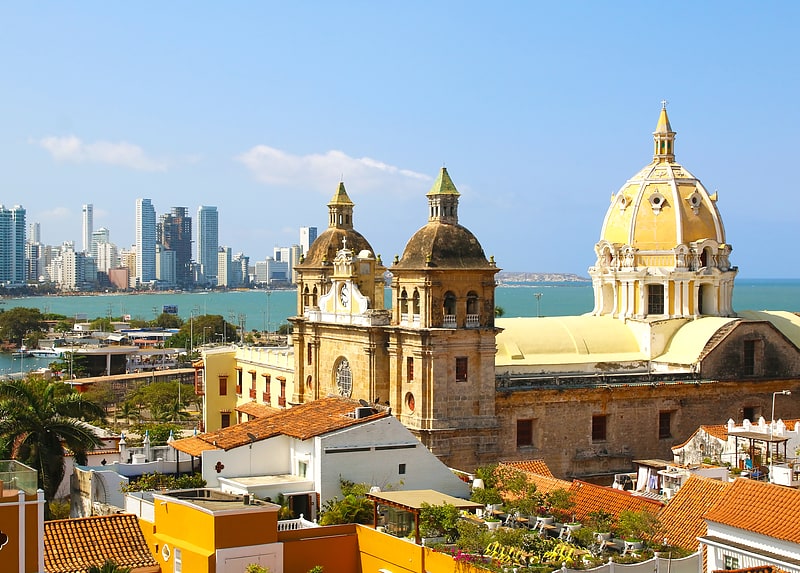 Cathedral in Cartagena, Colombia