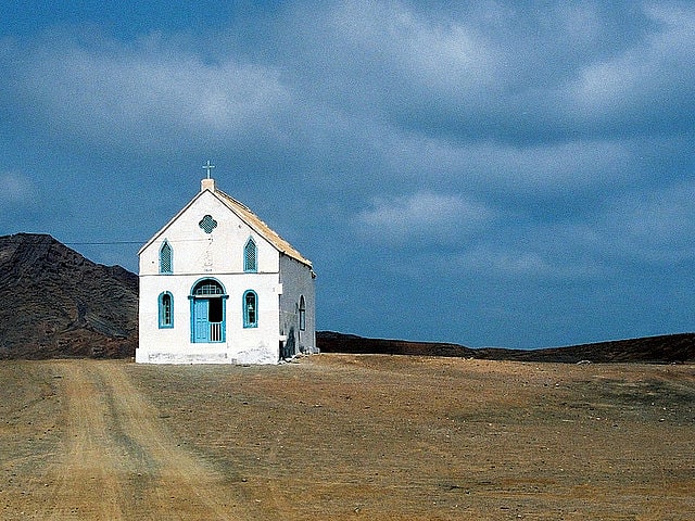 Historical landmark in Pedra de Lume, Cape Verde