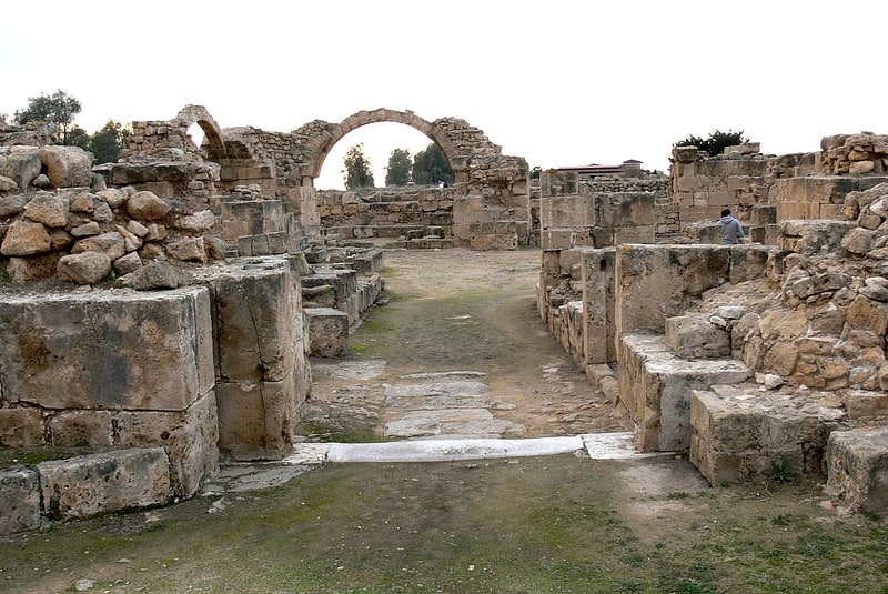 Historical landmark in Paphos, Cyprus