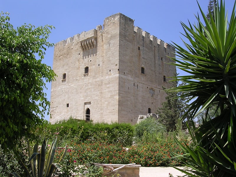 Historical landmark in Kolossi, Cyprus