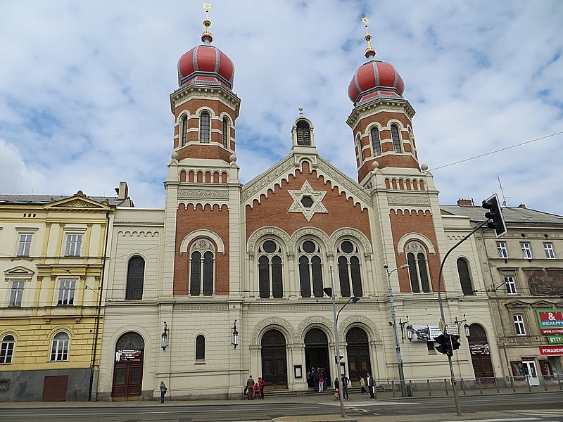 Synagoge in Pilsen, Tschechien