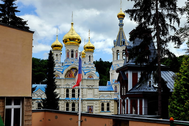 Russian orthodox church in Karlovy Vary, Czech Republic