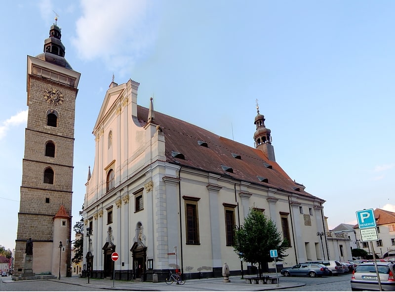 Catholic church in České Budějovice, Czech Republic